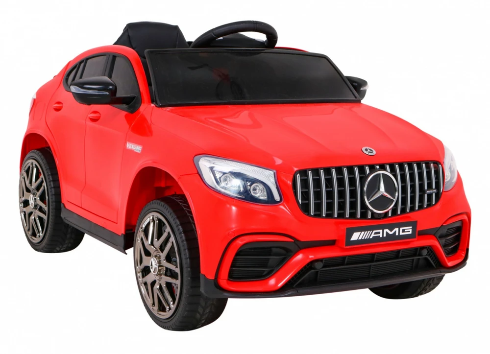 Ramiz Elektromobilis Mercedes Benz GLC63S 4x4, Raudona