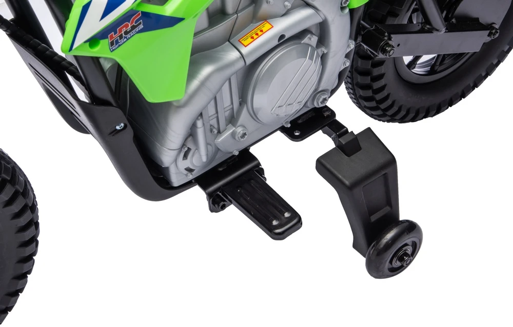 Vaikiškas elektrinis motociklas Honda CFR450R, reguliuojamas greitis, nuo 3 metų, juodas