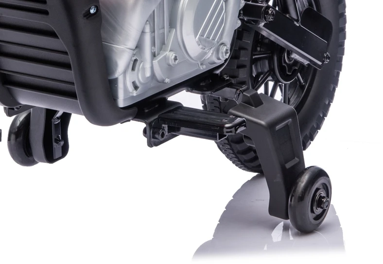 Vaikiškas elektrinis motociklas Honda CFR450R, reguliuojama greitis, nuo 3 metų, juodas
