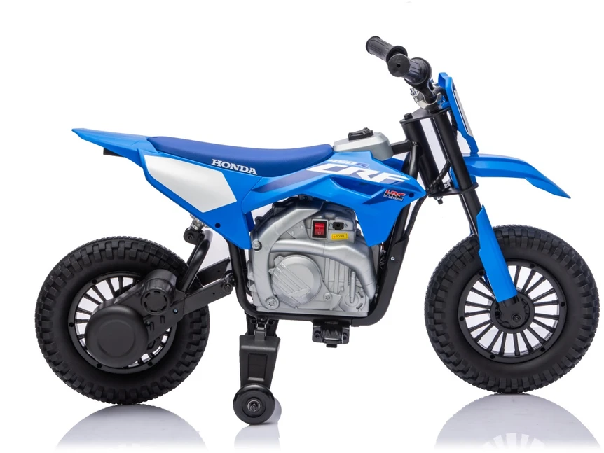 Vaikiškas elektrinis motociklas Honda CFR450R, reguliuojamas greitis, nuo 3 metų