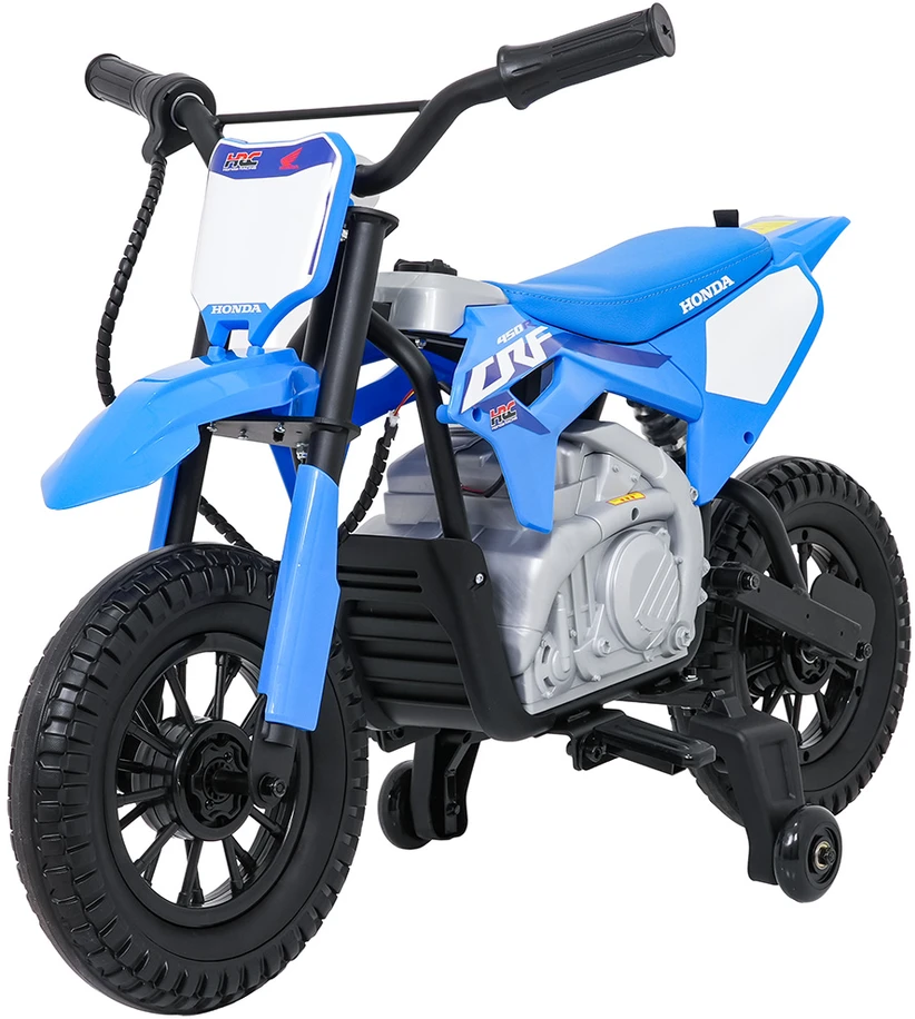 Vaikiškas elektrinis motociklas Honda CFR450R, reguliuojamas greitis, nuo 3 metų