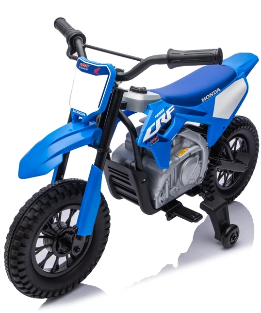 Vaikiškas elektrinis motociklas Honda CFR450R, reguliuojamas greitis, nuo 3 metų