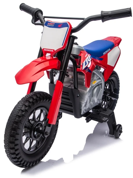 Vaikiškas elektrinis motociklas Honda CFR450R, reguliuojama greitis, 3–8 metų