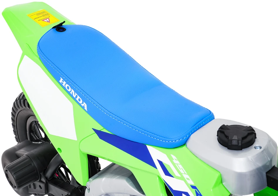 Vaikiškas elektrinis motociklas Honda CFR450R, reguliuojamas greitis, nuo 3 metų, juodas