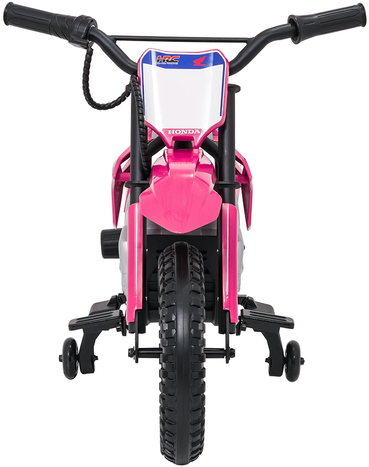 Vaikiškas elektrinis motociklas Honda CFR450R, reguliuojama greitis, nuo 3 metų, juodas