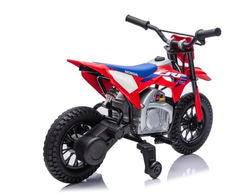 Vaikiškas elektrinis motociklas Honda CFR450R, reguliuojama greitis, 3–8 metų
