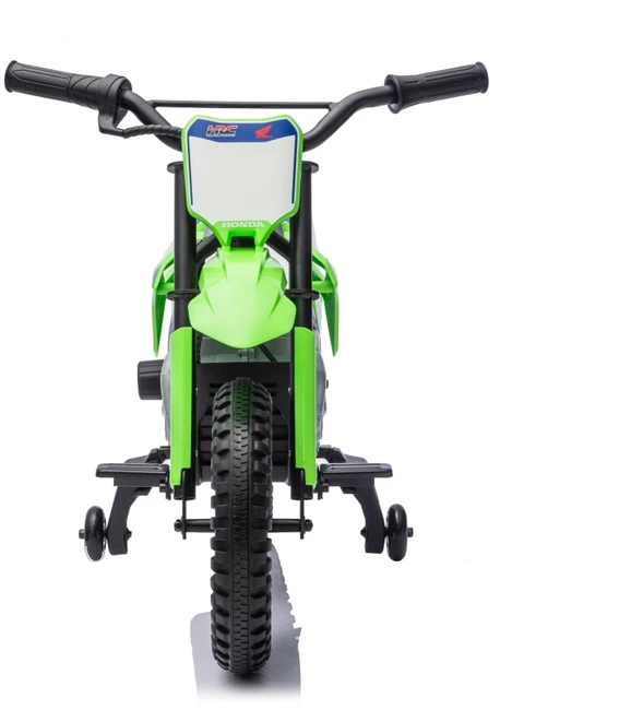 Vaikiškas elektrinis motociklas Honda CFR450R, reguliuojamas greitis, nuo 3 metų, juodas