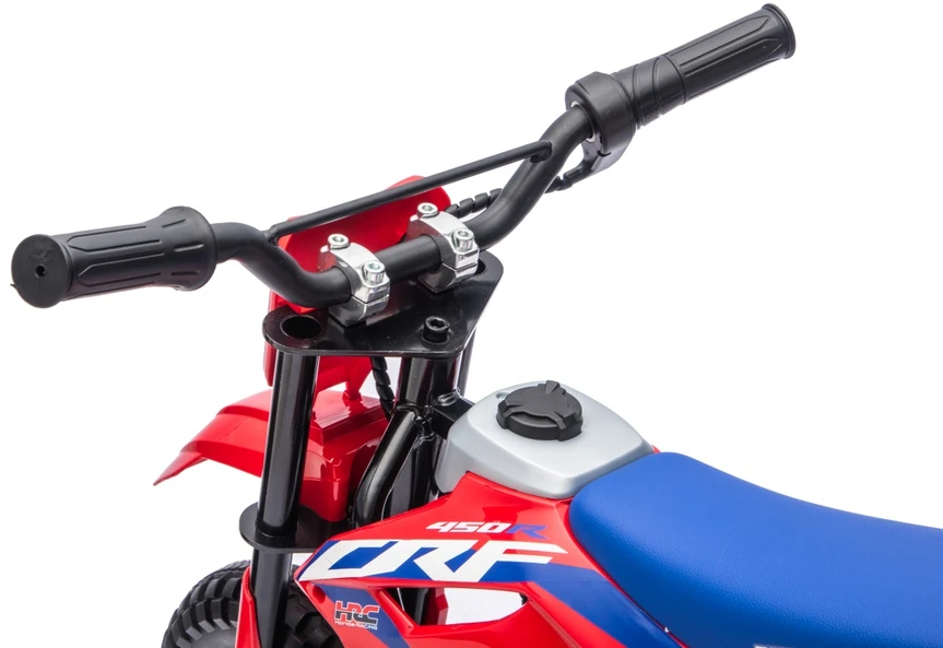 Vaikiškas elektrinis motociklas Honda CFR450R, reguliuojama greitis, 3–8 metų