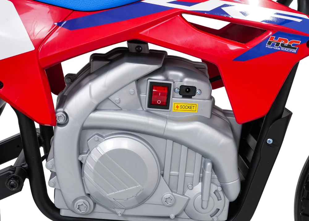 Vaikiškas elektrinis motociklas Honda CFR450R, reguliuojama greitis, 3–8 metų