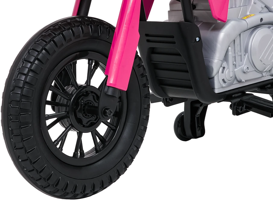 Vaikiškas elektrinis motociklas Honda CFR450R, reguliuojama greitis, nuo 3 metų, juodas