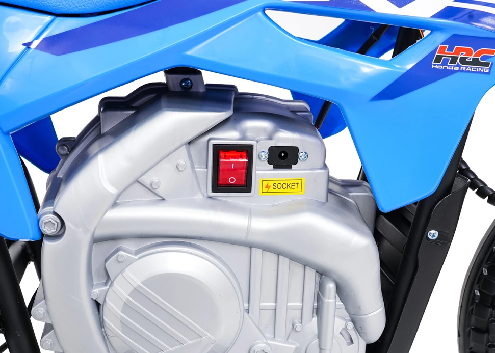 Vaikiškas elektrinis motociklas Honda CFR450R, reguliuojamas greitis, nuo 3 metų