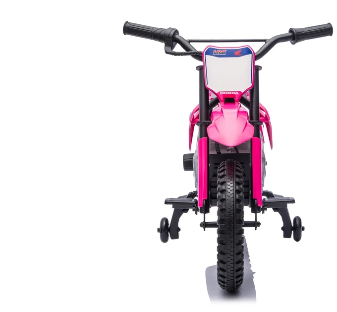 Vaikiškas elektrinis motociklas Honda CFR450R, reguliuojama greitis, nuo 3 metų, juodas