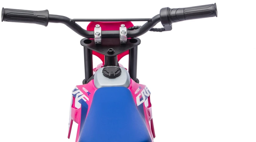 Vaikiškas elektrinis motociklas Honda CFR450R, reguliuojama greitis, nuo 3 metų, juodas