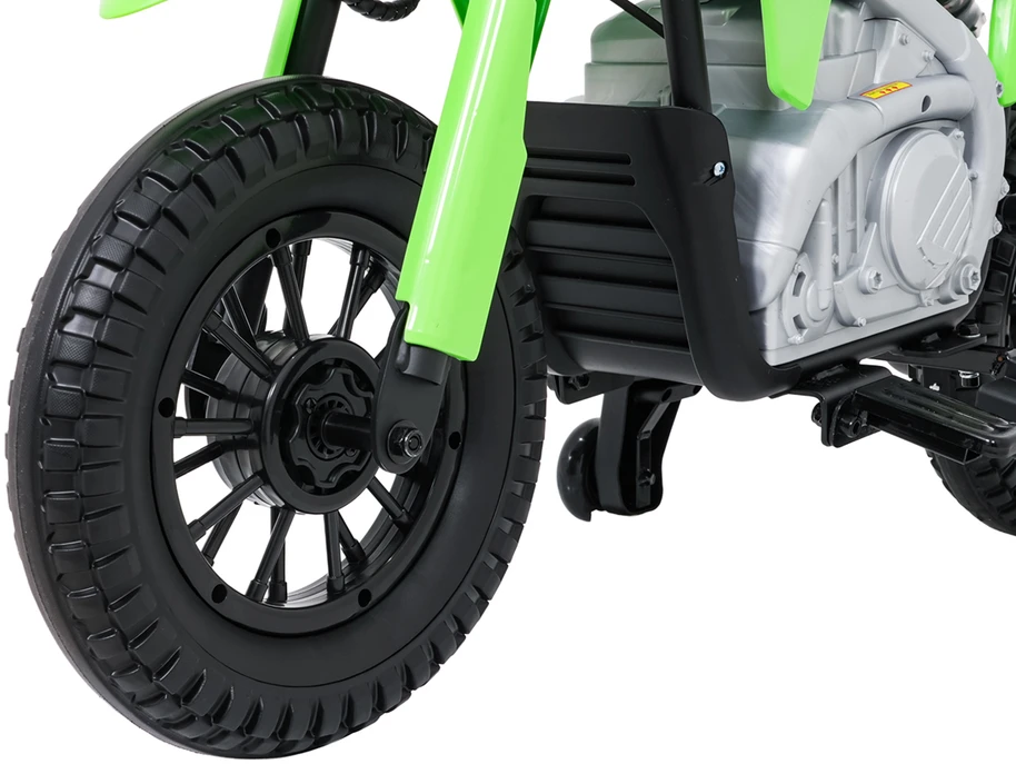 Vaikiškas elektrinis motociklas Honda CFR450R, reguliuojamas greitis, nuo 3 metų, juodas