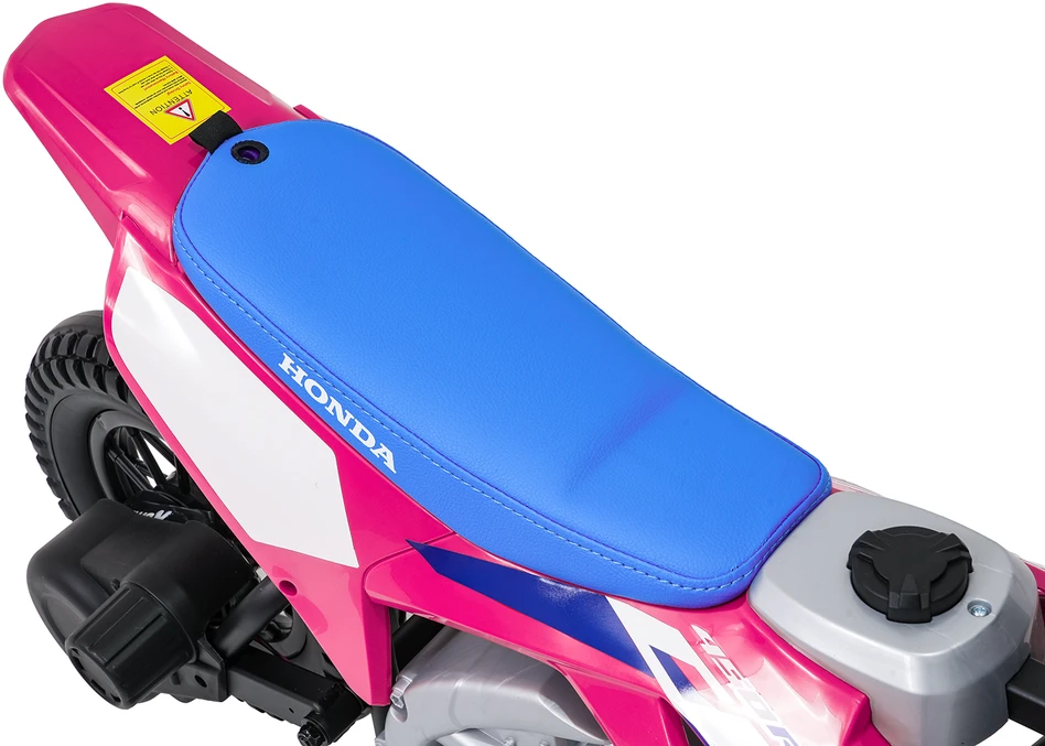 Vaikiškas elektrinis motociklas Honda CFR450R, reguliuojama greitis, nuo 3 metų, juodas