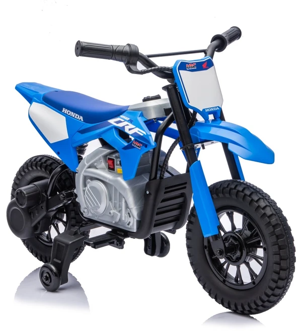 Vaikiškas elektrinis motociklas Honda CFR450R, reguliuojamas greitis, nuo 3 metų