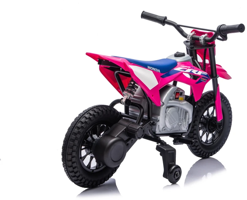 Vaikiškas elektrinis motociklas Honda CFR450R, reguliuojama greitis, nuo 3 metų, juodas