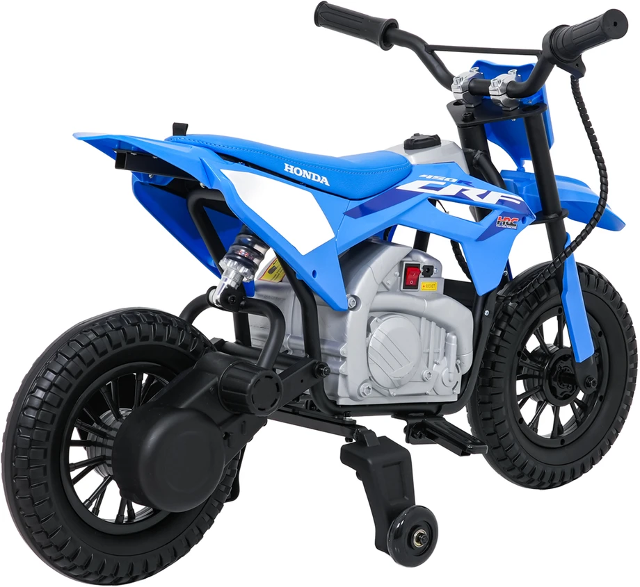 Vaikiškas elektrinis motociklas Honda CFR450R, reguliuojamas greitis, nuo 3 metų