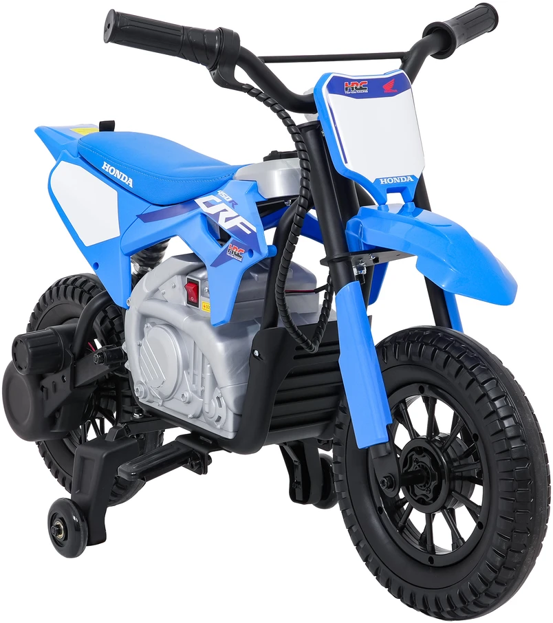 Vaikiškas elektrinis motociklas Honda CFR450R, reguliuojamas greitis, nuo 3 metų