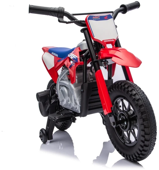 Vaikiškas elektrinis motociklas Honda CFR450R, reguliuojama greitis, 3–8 metų