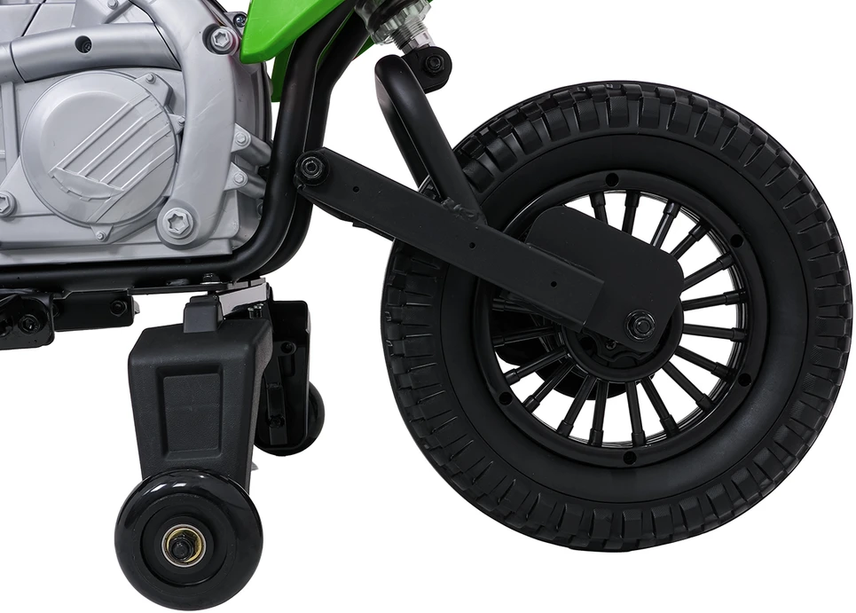 Vaikiškas elektrinis motociklas Honda CFR450R, reguliuojamas greitis, nuo 3 metų, juodas