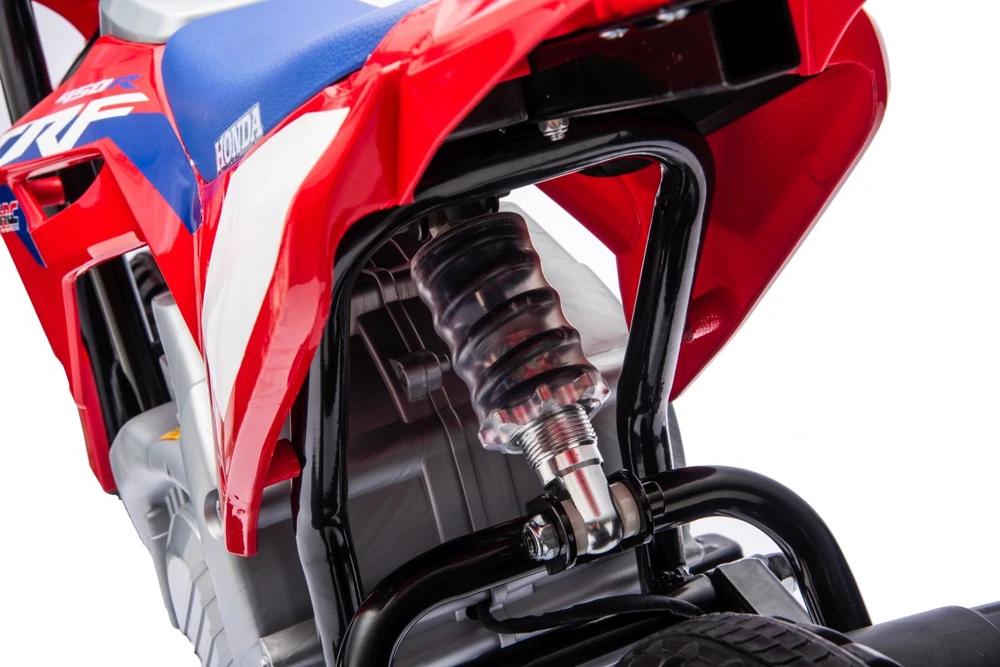 Vaikiškas elektrinis motociklas Honda CFR450R, reguliuojama greitis, 3–8 metų