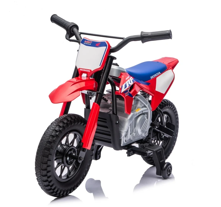 Vaikiškas elektrinis motociklas Honda CFR450R, reguliuojama greitis, 3–8 metų