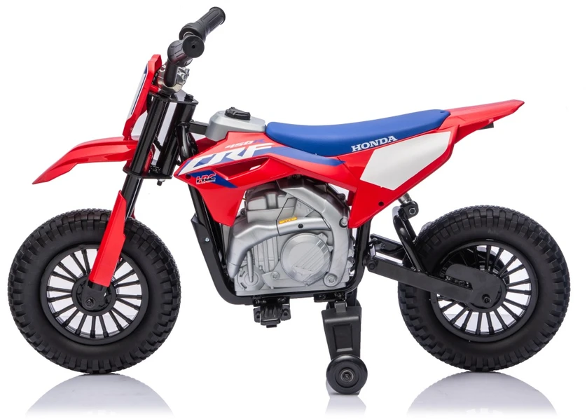 Vaikiškas elektrinis motociklas Honda CFR450R, reguliuojama greitis, 3–8 metų