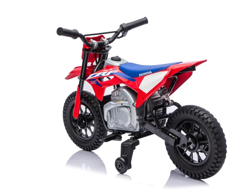 Vaikiškas elektrinis motociklas Honda CFR450R, reguliuojama greitis, 3–8 metų