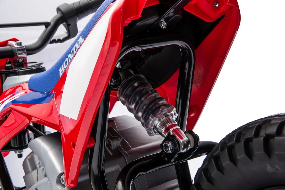 Vaikiškas elektrinis motociklas Honda CFR450R, reguliuojama greitis, 3–8 metų