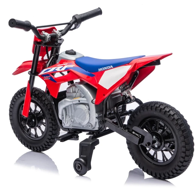 Vaikiškas elektrinis motociklas Honda CFR450R, reguliuojama greitis, 3–8 metų