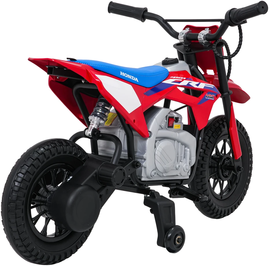 Vaikiškas elektrinis motociklas Honda CFR450R, reguliuojama greitis, 3–8 metų