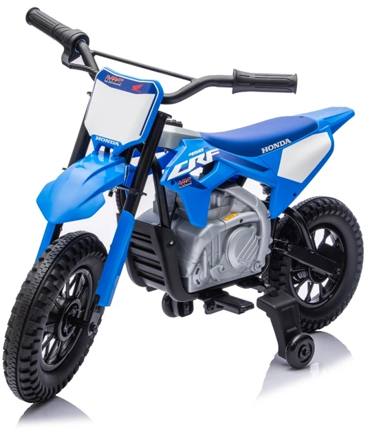 Vaikiškas elektrinis motociklas Honda CFR450R, reguliuojamas greitis, nuo 3 metų