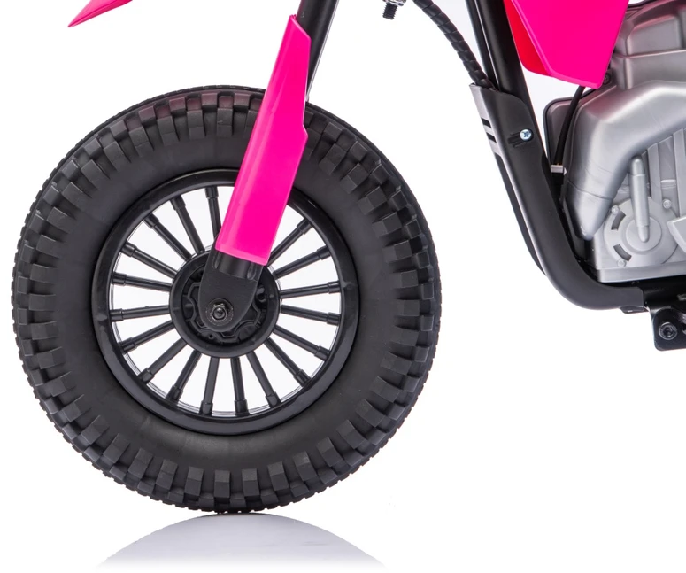 Vaikiškas elektrinis motociklas Honda CFR450R, reguliuojama greitis, nuo 3 metų, juodas