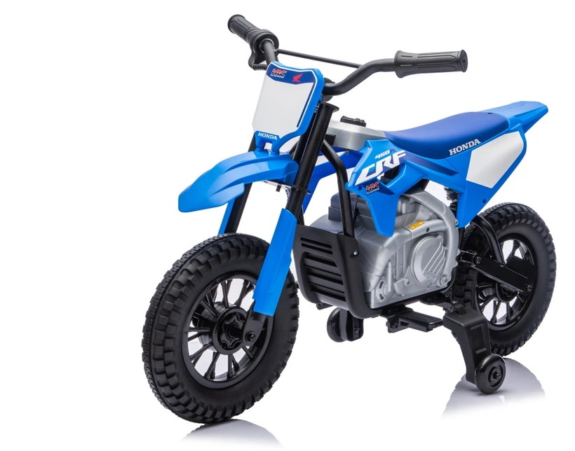 Vaikiškas elektrinis motociklas Honda CFR450R, reguliuojamas greitis, nuo 3 metų