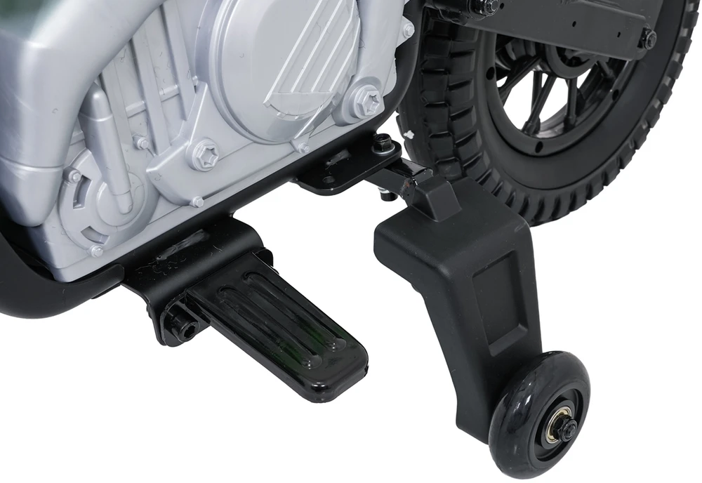 Vaikiškas elektrinis motociklas Honda CFR450R, reguliuojama greitis, nuo 3 metų, juodas