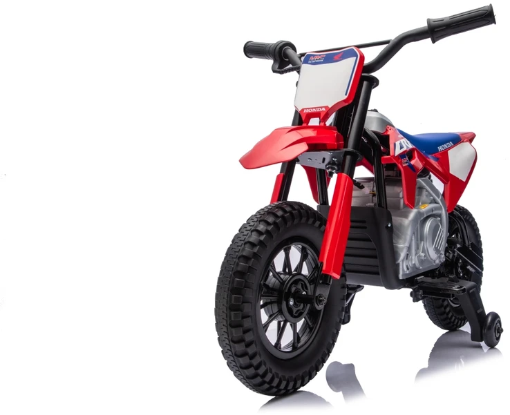 Vaikiškas elektrinis motociklas Honda CFR450R, reguliuojama greitis, 3–8 metų