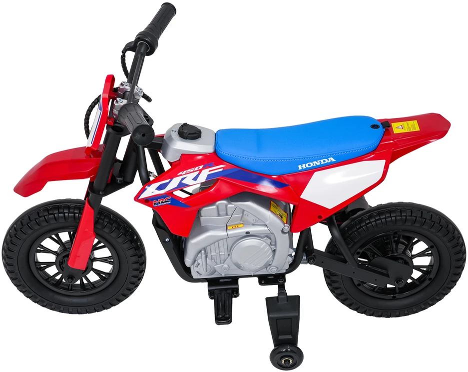 Vaikiškas elektrinis motociklas Honda CFR450R, reguliuojama greitis, 3–8 metų