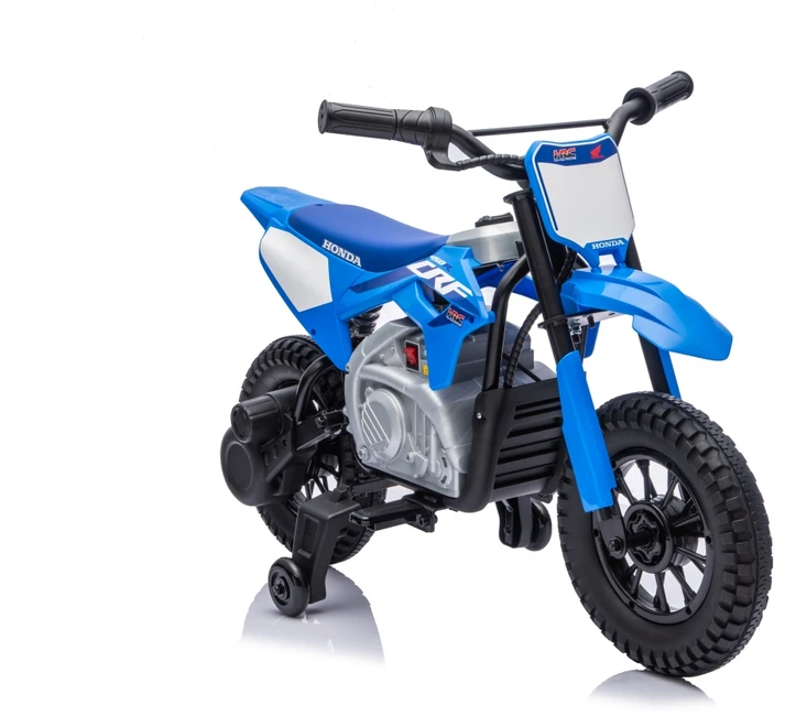 Vaikiškas elektrinis motociklas Honda CFR450R, reguliuojamas greitis, nuo 3 metų