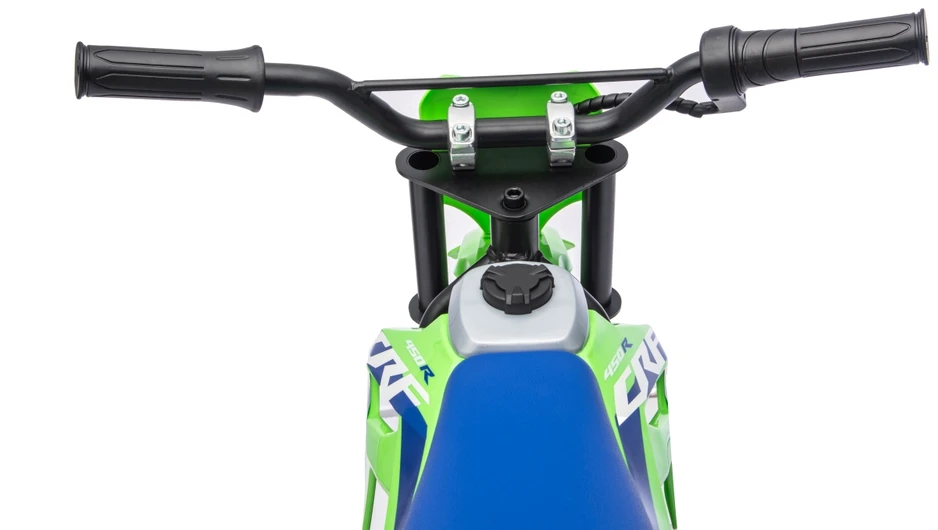 Vaikiškas elektrinis motociklas Honda CFR450R, reguliuojamas greitis, nuo 3 metų, juodas