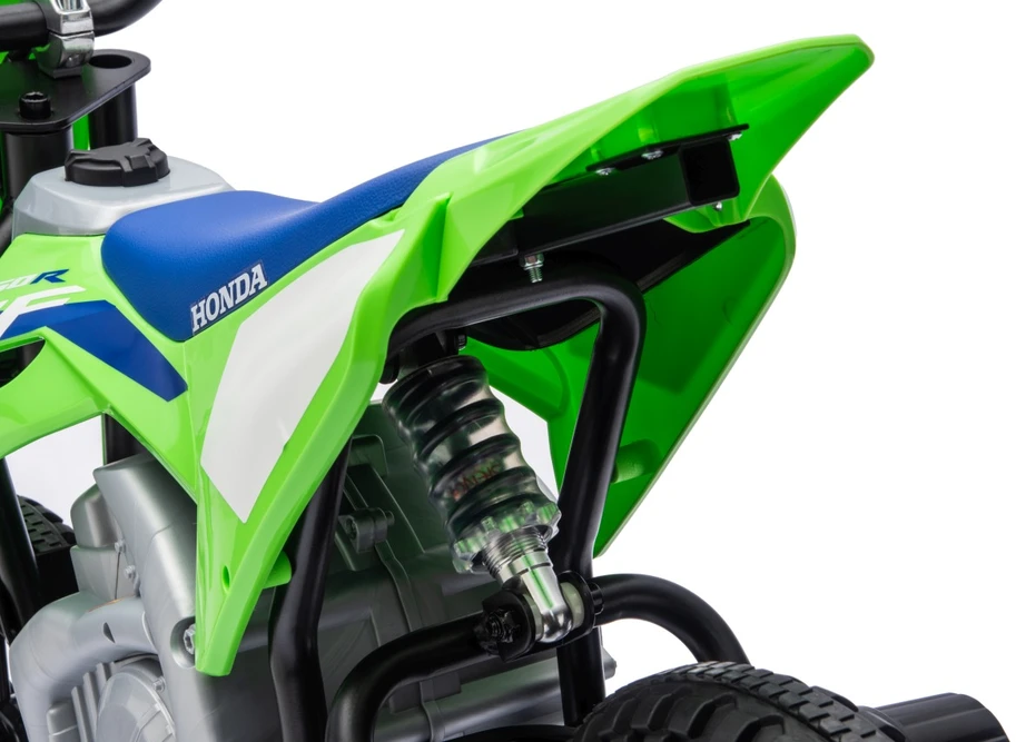 Vaikiškas elektrinis motociklas Honda CFR450R, reguliuojamas greitis, nuo 3 metų, juodas