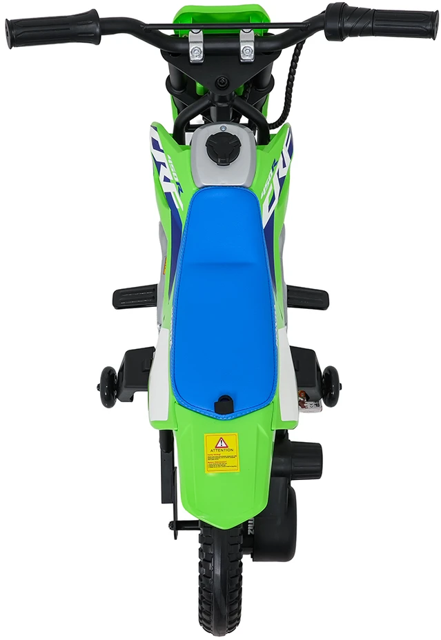 Vaikiškas elektrinis motociklas Honda CFR450R, reguliuojamas greitis, nuo 3 metų, juodas