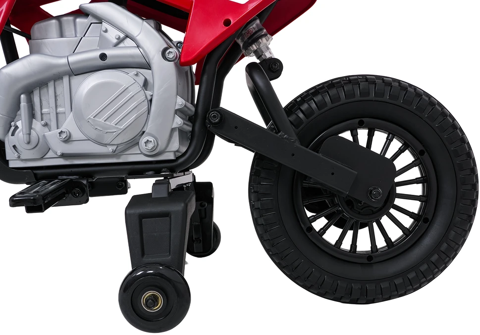 Vaikiškas elektrinis motociklas Honda CFR450R, reguliuojama greitis, 3–8 metų