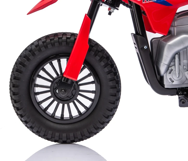 Vaikiškas elektrinis motociklas Honda CFR450R, reguliuojama greitis, 3–8 metų