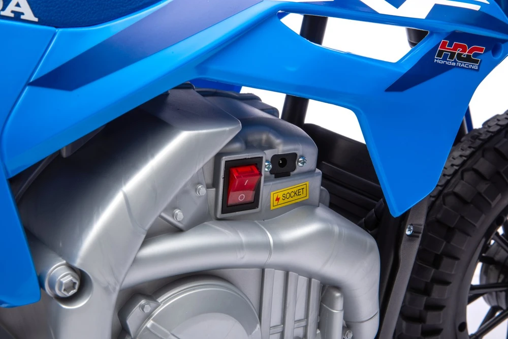 Vaikiškas elektrinis motociklas Honda CFR450R, reguliuojamas greitis, nuo 3 metų