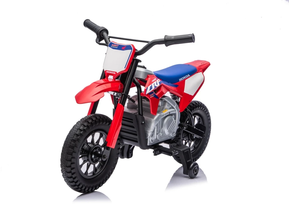 Vaikiškas elektrinis motociklas Honda CFR450R, reguliuojama greitis, 3–8 metų
