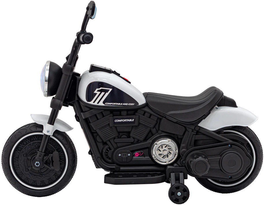Triton Elektrinis motociklas Chopper FASTER, Baltas