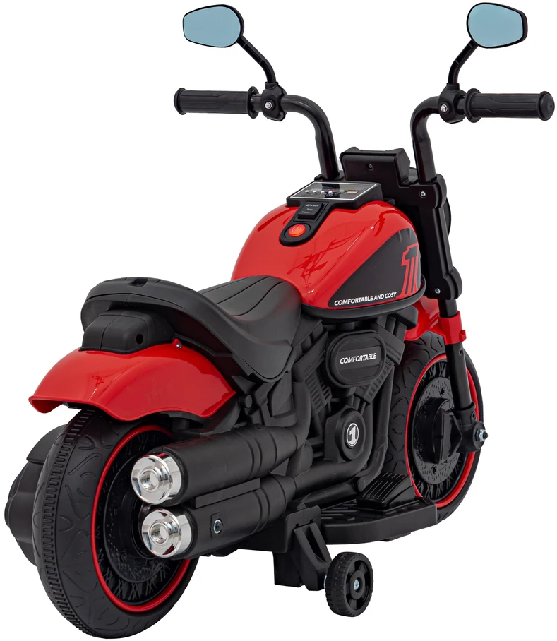 Ramiz Elektrinis motociklas Chopper FASTER, Raudona