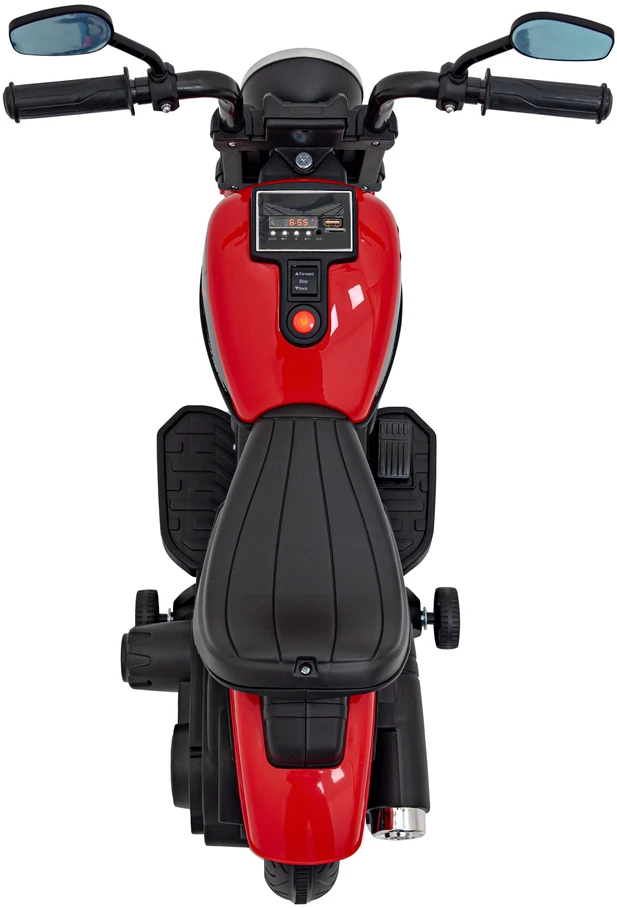 Ramiz Elektrinis motociklas Chopper FASTER, Raudona