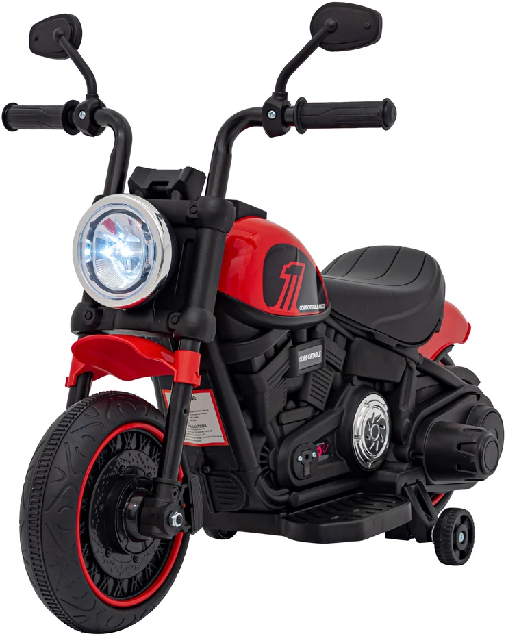 Ramiz Elektrinis motociklas Chopper FASTER, Raudona